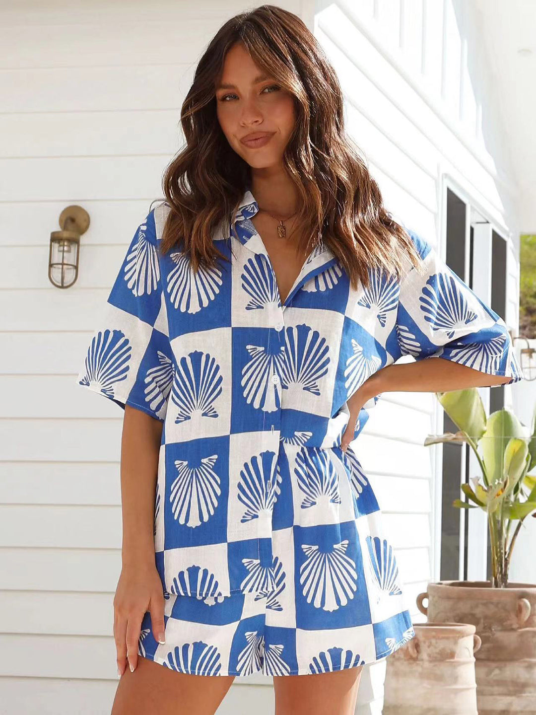 Women Summer Printed Short Sleeve T-Shirt Lune London