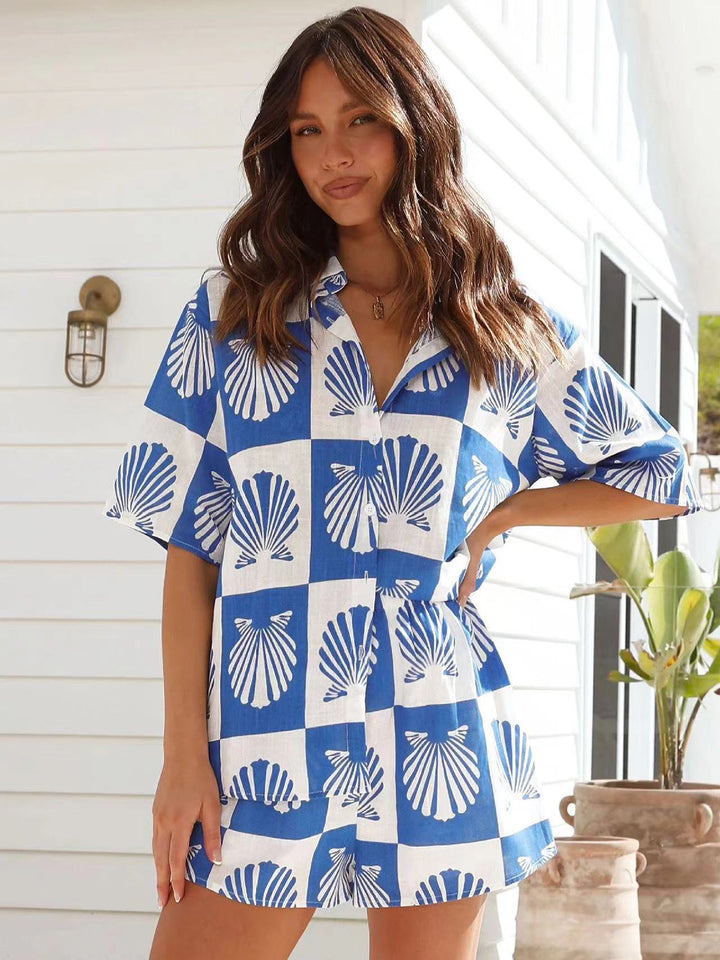 Women Summer Printed Short Sleeve T-Shirt Lune London