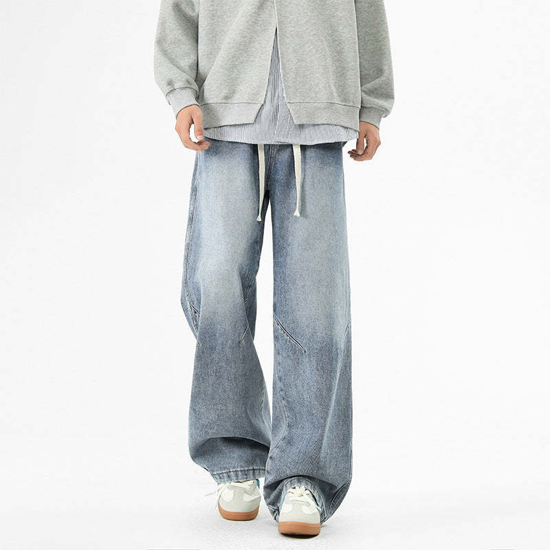 Wide high-waisted jeans for women with trendy details Lune London