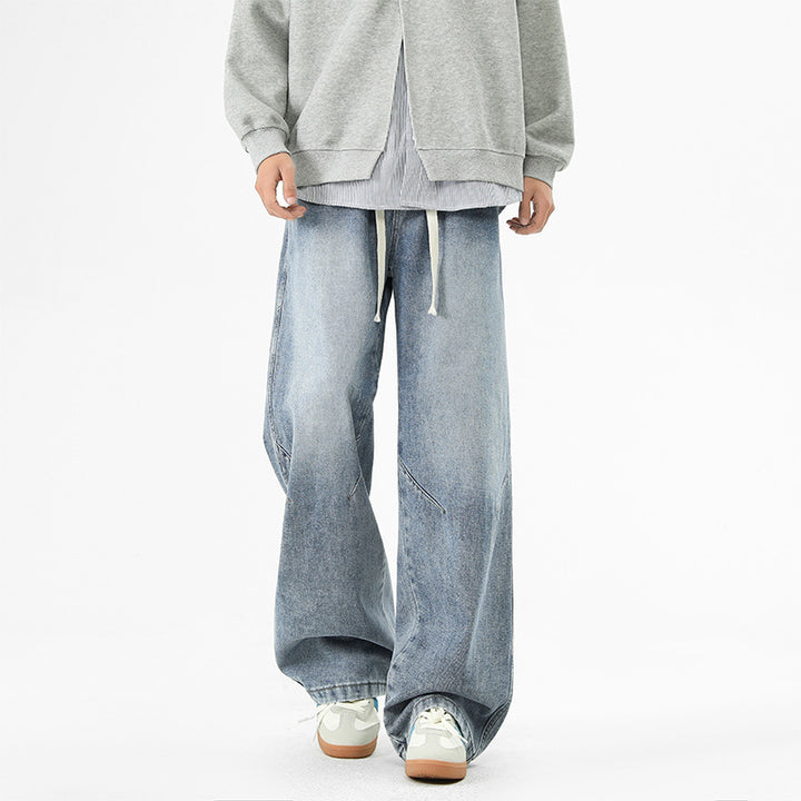 Wide high-waisted jeans for women with trendy details Lune London