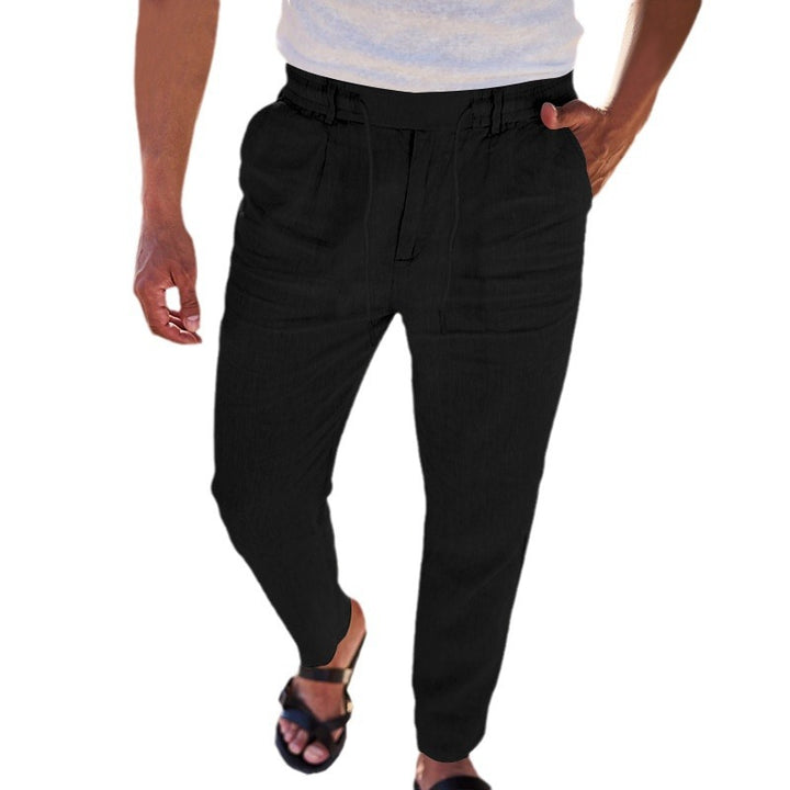 Comfortable chino pants for men with elastic waist and practical pockets Lune London