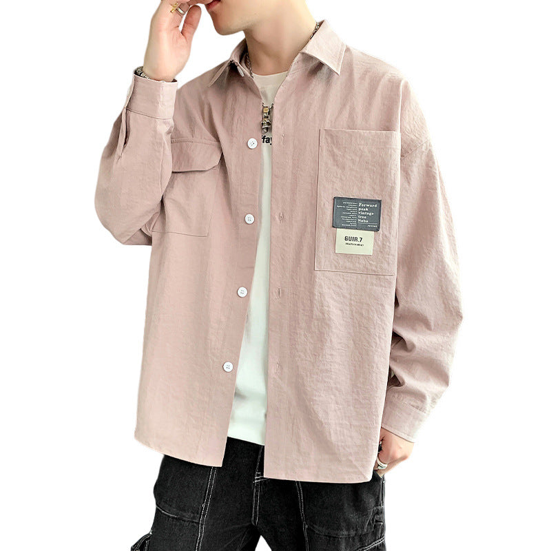 Casual utility shirt jacket for men with practical pockets and modern design Lune London