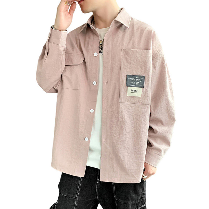 Casual utility shirt jacket for men with practical pockets and modern design Lune London