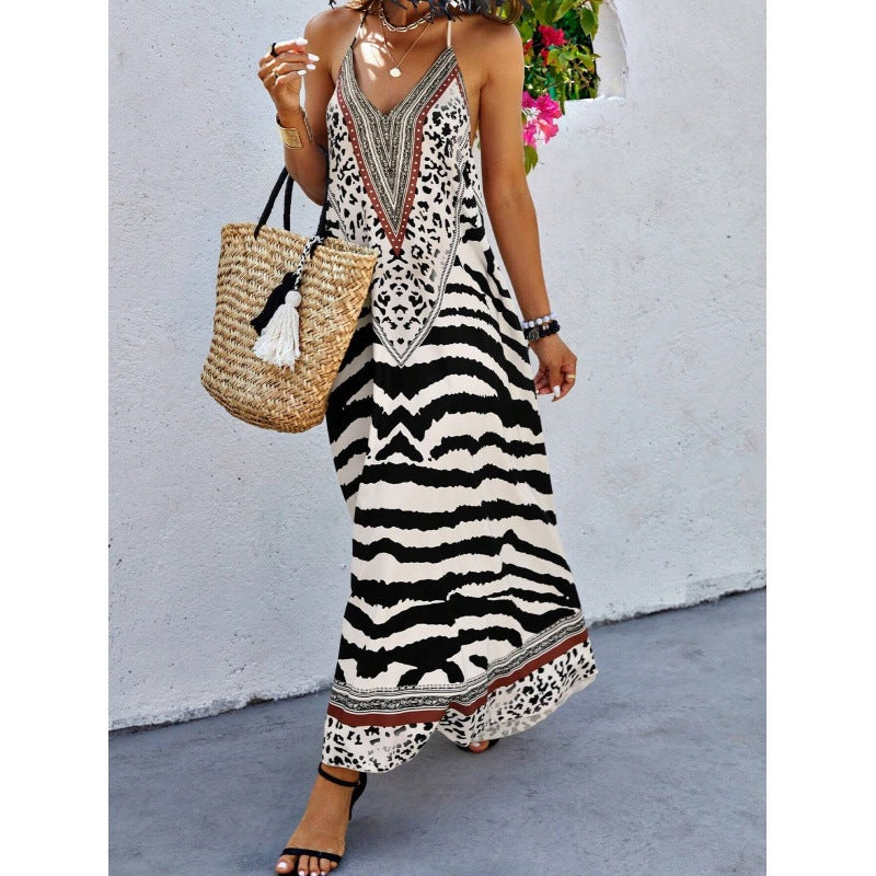 Women Maxi Bohemian Dress Chic Lune London