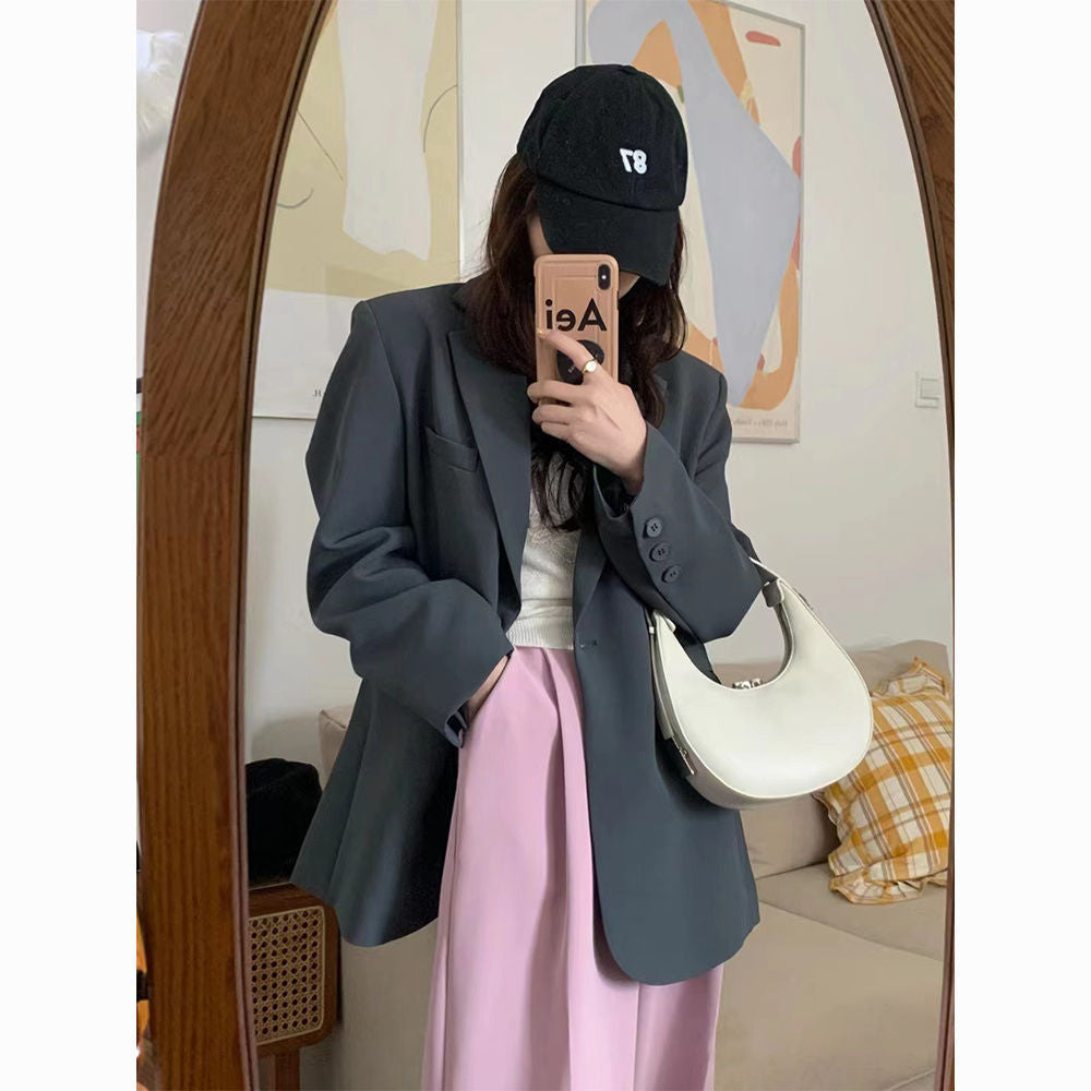 Blazer surdimensionné pour femmes en matériau de haute qualité avec poches Chic & Stil