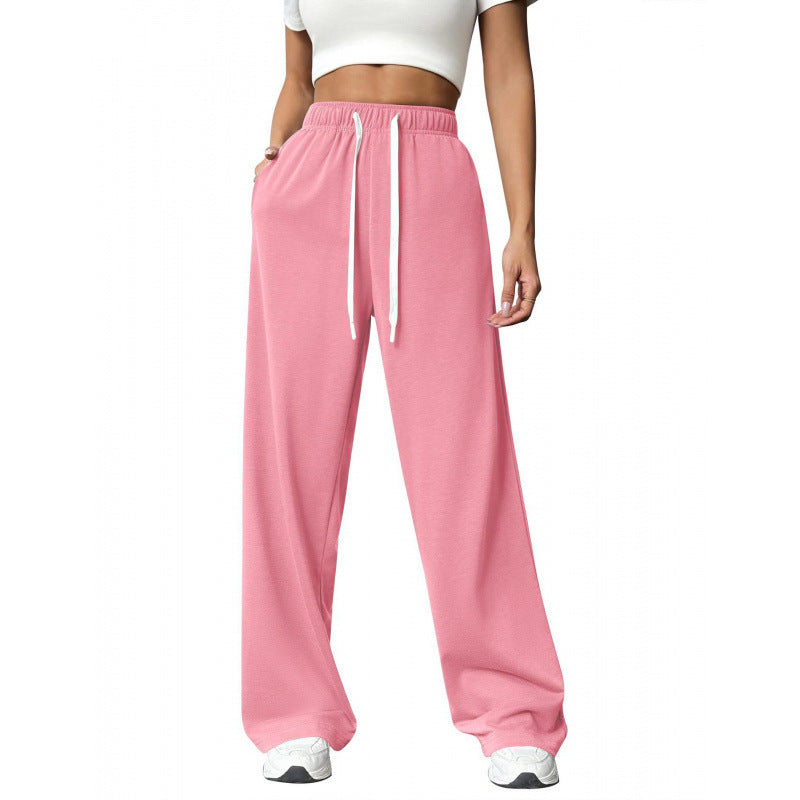 For women Comfortable and casual leisure pants with a loose fit and elastic waist Lune London