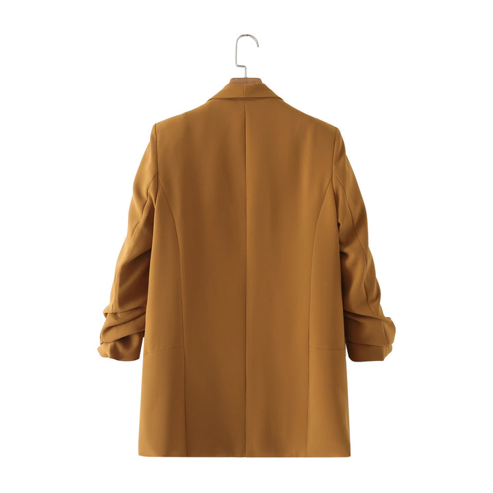 Elegant blazer for women with rolled-up sleeves and practical pockets Lune London
