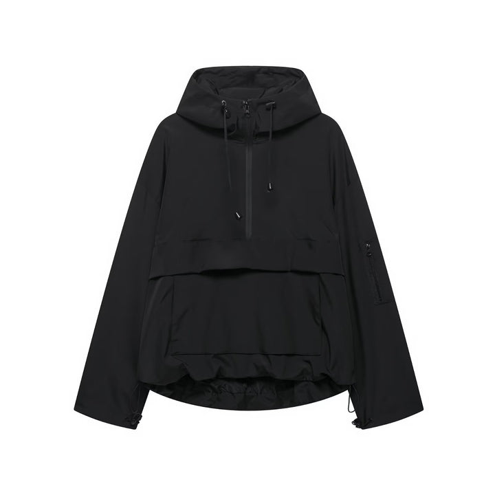 Veste de loisirs pour femmes avec col à capuche ajustable et poches pratiques Chic & Stil