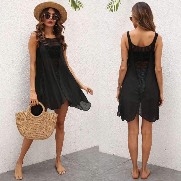 Ladies Crocheted Beach Dress Airy Cover-Up Lune London