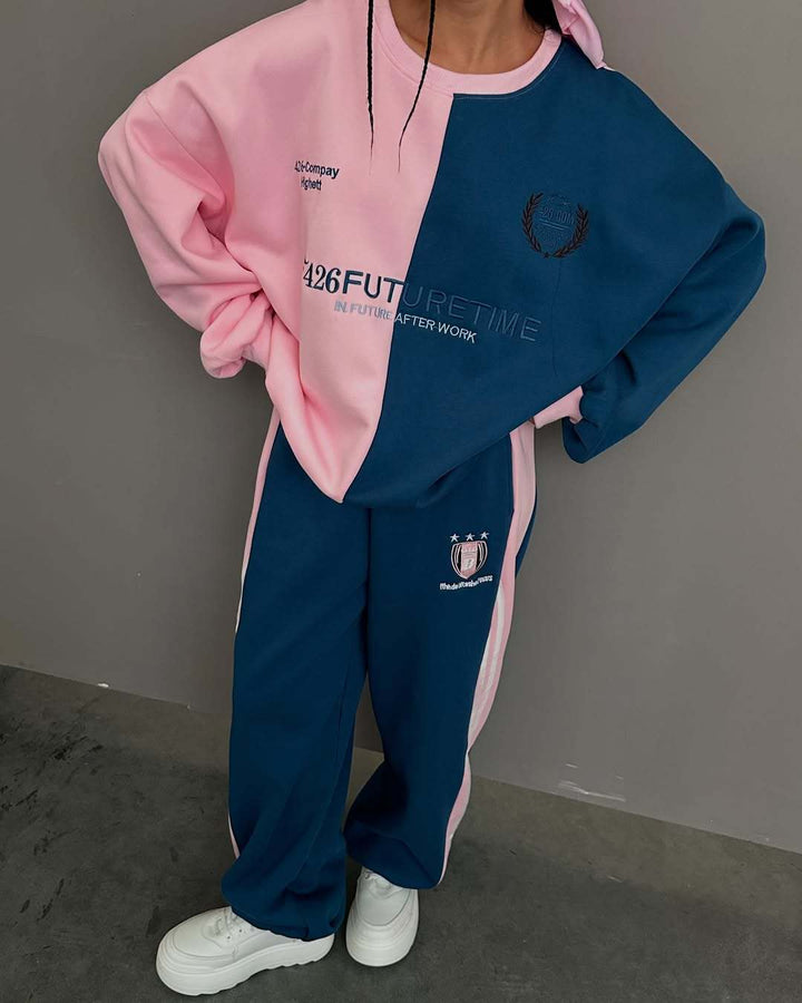 Femme confortable ensemble décontracté surdimensionné avec coupe décontractée et détails modernes Chic & Stil