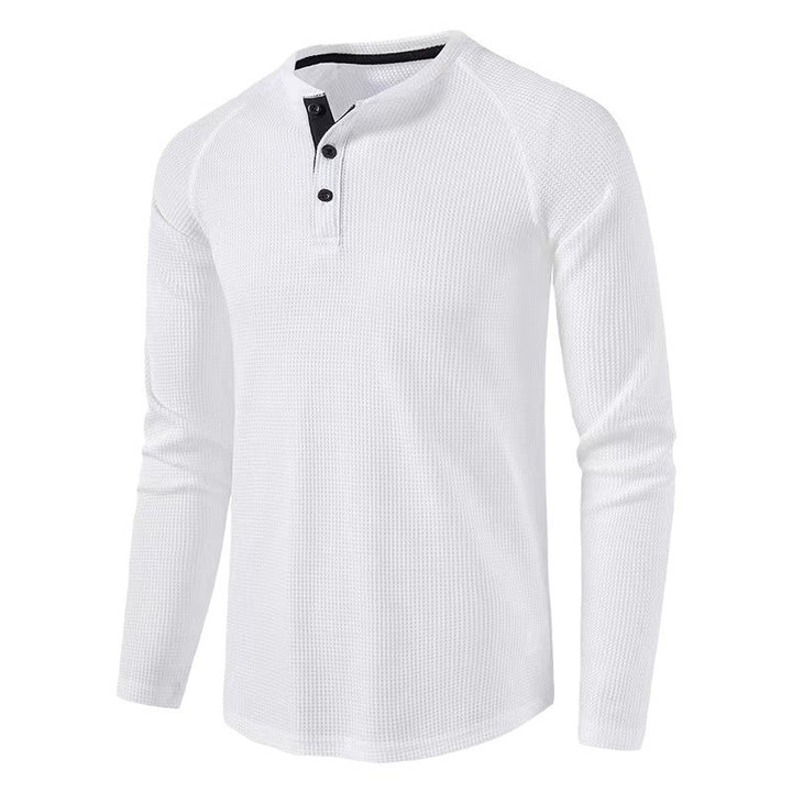 Men's long sleeve shirt with elegant button placket and structured design Lune London
