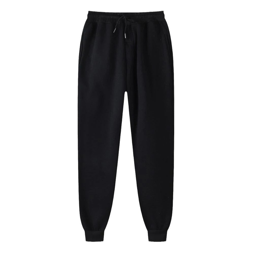Comfortable training pants for ladies with elastic waistband and side pockets Lune London