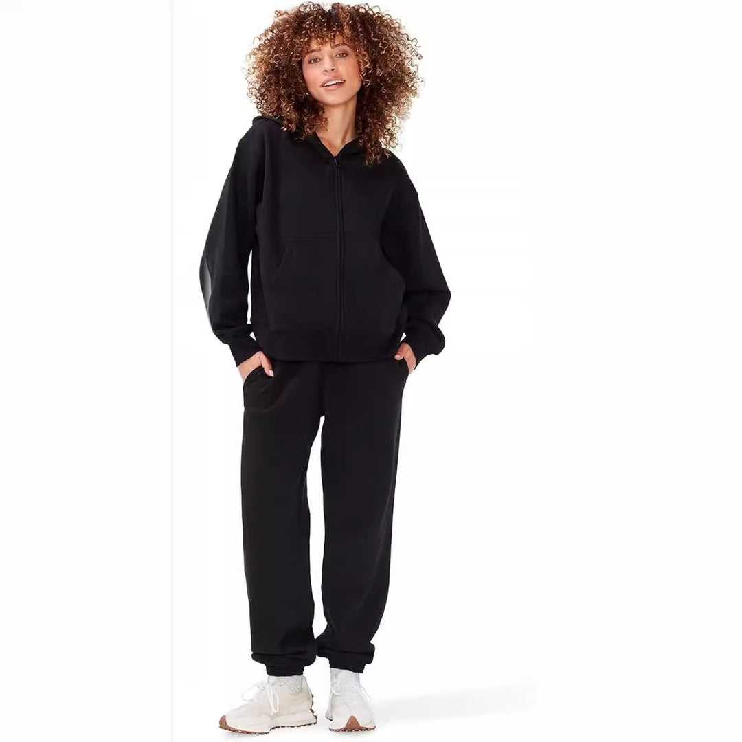 Ladies chic and stylish polar fleece jogging suit