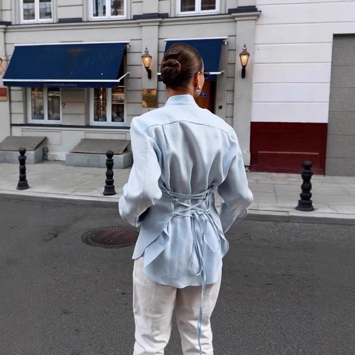 Blouse Élégante pour Femmes avec Ceinture Chic Chic & Stil