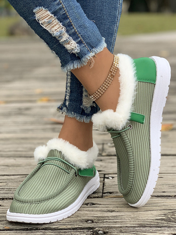 Ladies Plush Loafers with Soft Inner Lining Lune London