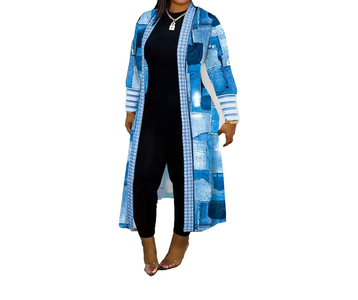 Lune London women's artistic long cardigan