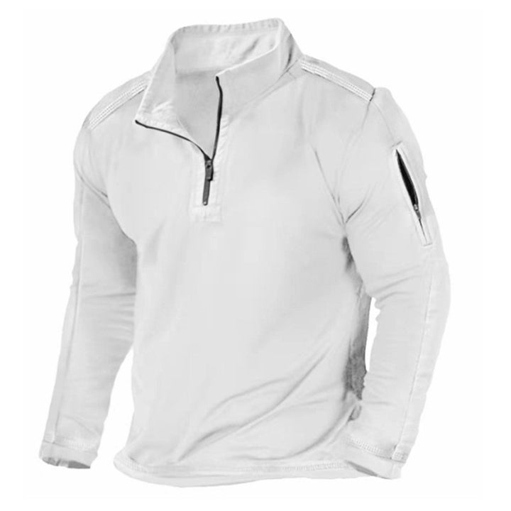 Men's functional sweatshirt with high collar and zipper Lune London
