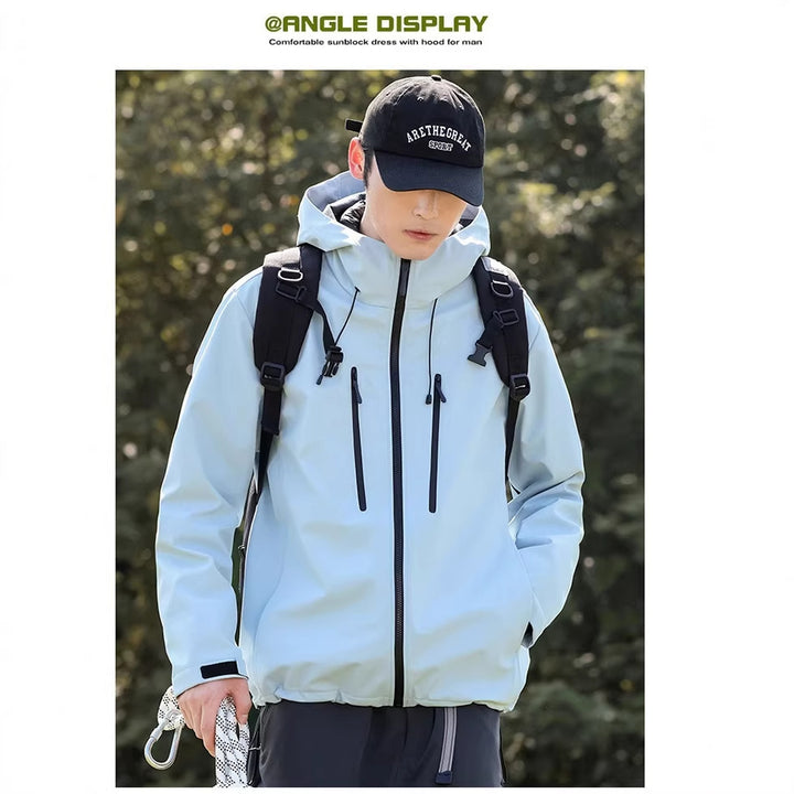 Women's functional jacket with water-repellent material and practical zip pockets Lune London
