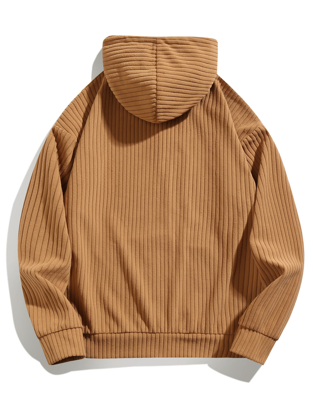 Casual hooded sweatshirt for men with ribbed design and practical pockets Lune London