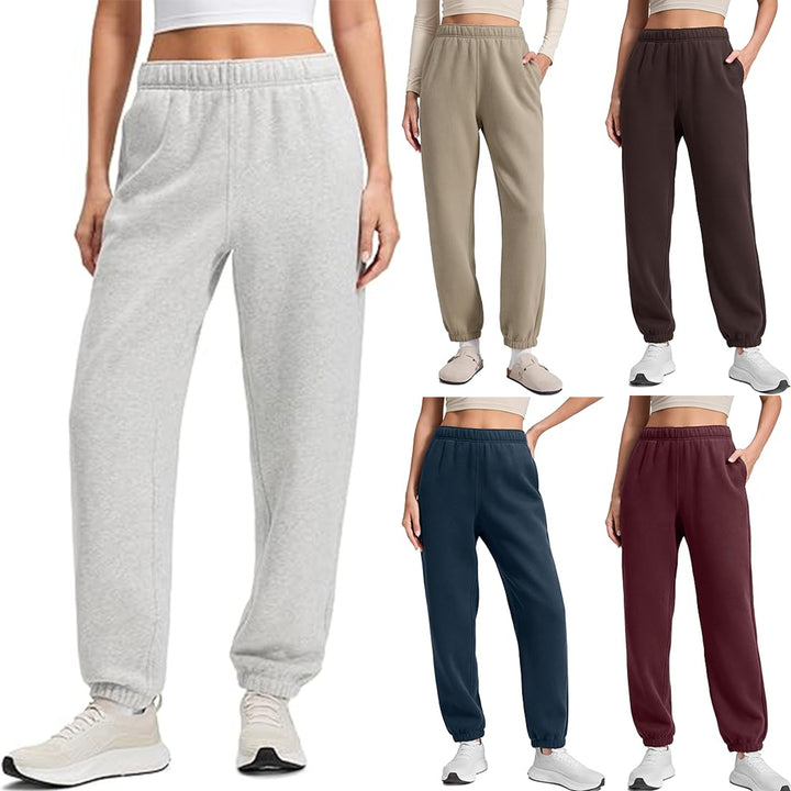 Pantalons de sweat pour femmes avec taille élastique Chic & Stil