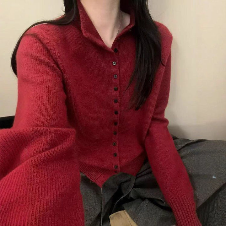 Cardigan en tricot chaud pour femmes Chic & Stil
