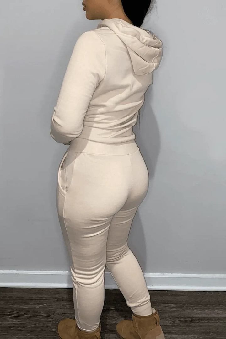 Women's sweatshirt and jogging pants set with a cute bunny pattern Lune London