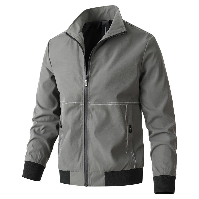 Lightweight transitional jacket for men with modern accents Lune London