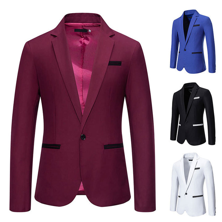 Elegant men's jacket with a modern cut and delicate Lune London accents