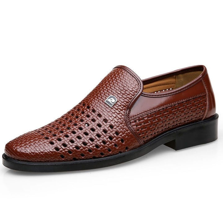 Men Breathable Handwoven Slippers Lune London