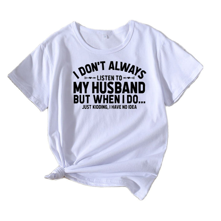 Women humorous quote T-shirt Lune London