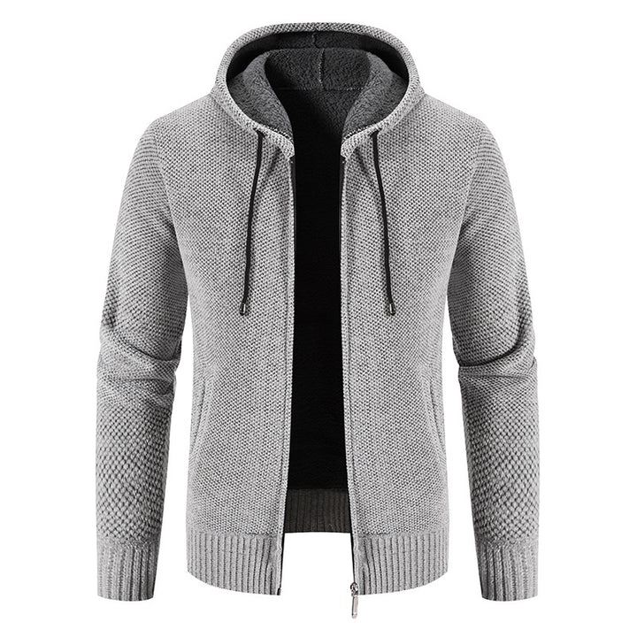 Hooded jacket for men with soft lining and innovative design Lune London