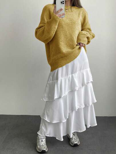 Women Casual Sweater with Soft Textured Material and Elegant Cut Chic & Stil