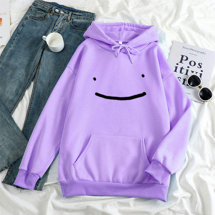 Women's hoodie with casual smiley design Chic & Stil