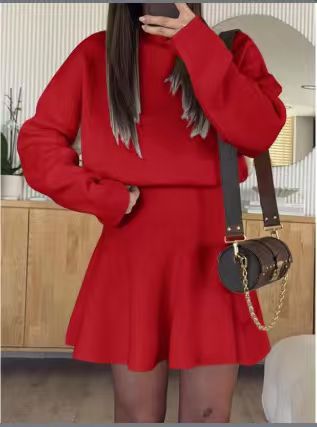 Robe en tricot stylée pour femme avec capuche Chic & Stil