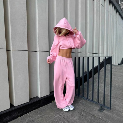 Ladies casual and stylish hoodie sweatshirt set Lune London