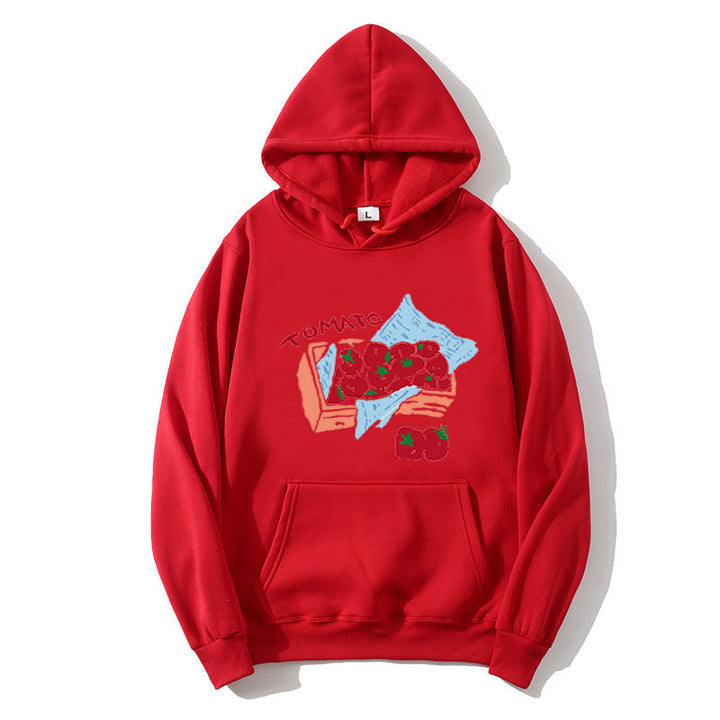 Women's hoodie with creative vegetable motif Chic & Stil