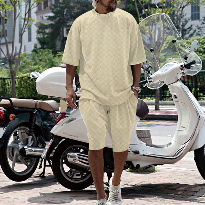 Short-sleeve set for men in breathable material with a comfortable fit Lune London