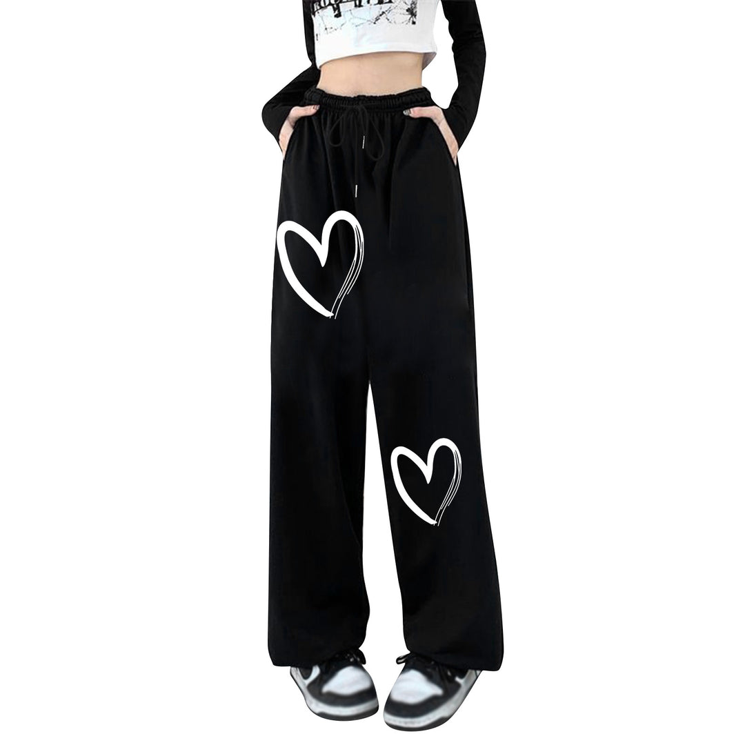 Women's comfortable sweatpants with cute print Chic & Stil