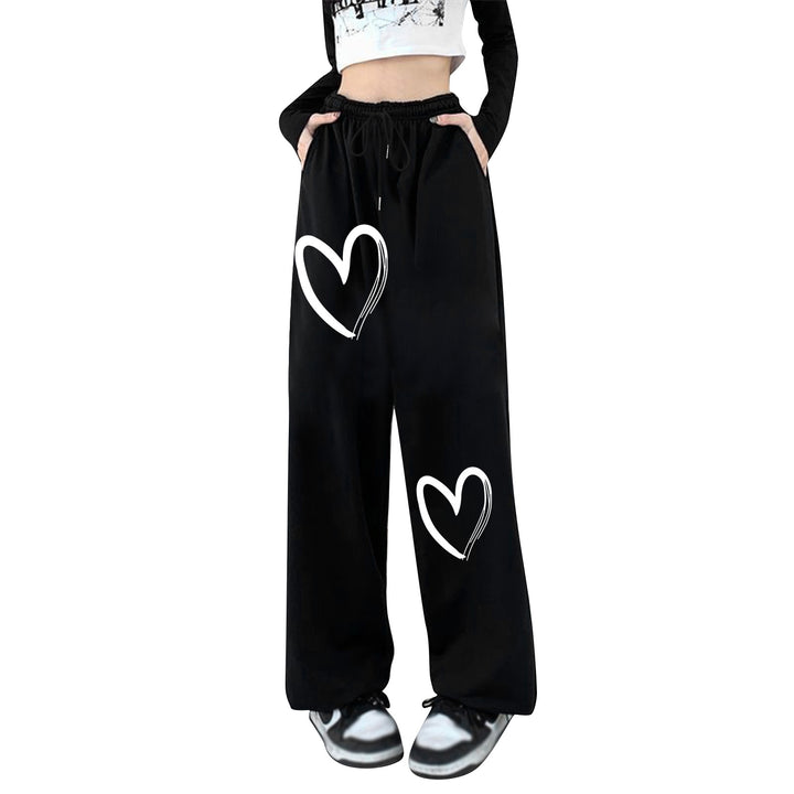 Women's comfortable sweatpants with cute print Chic & Stil