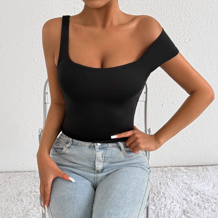 Women Off-Shoulder Body Top with Fitted Cut Lune London