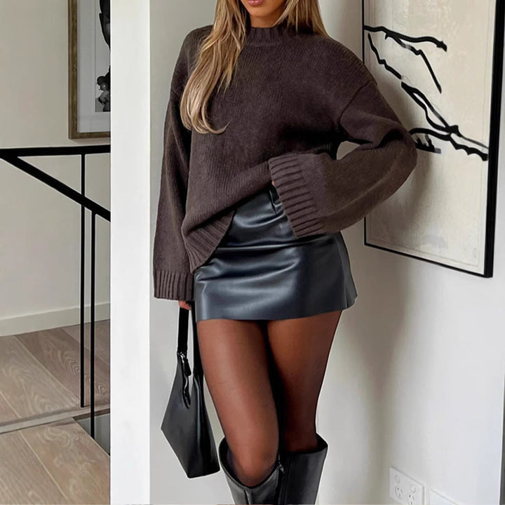 Oversized sweater for women in soft knit Lune London