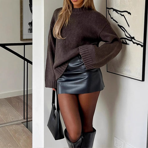 Oversized sweater for women in soft knit Lune London