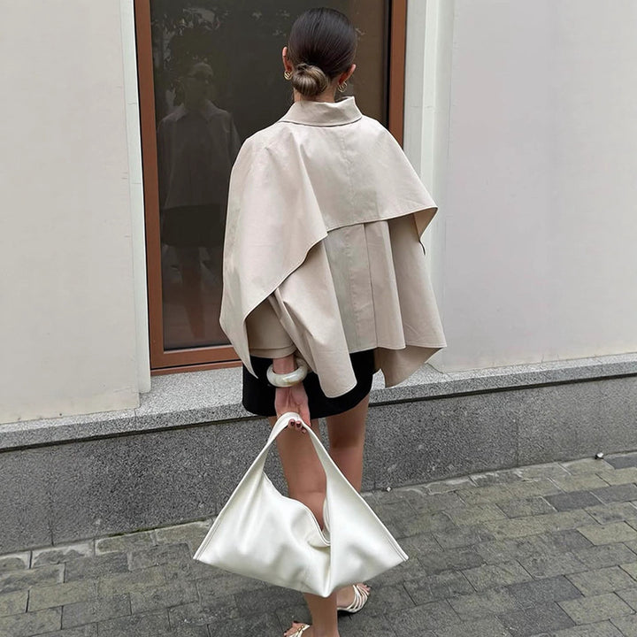 Casual transition jacket for women with fashionable cape sleeves Lune London