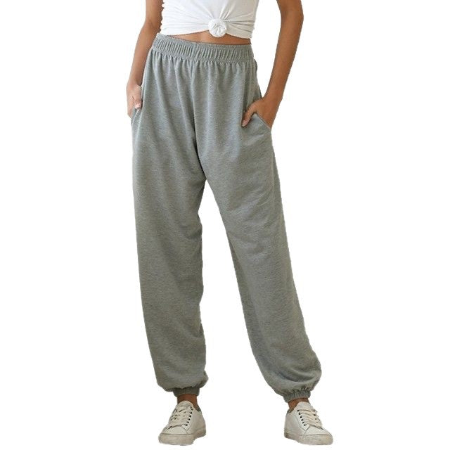 Ladies Comfortable and Casual Jogging Pants with Elastic Waist Lune London