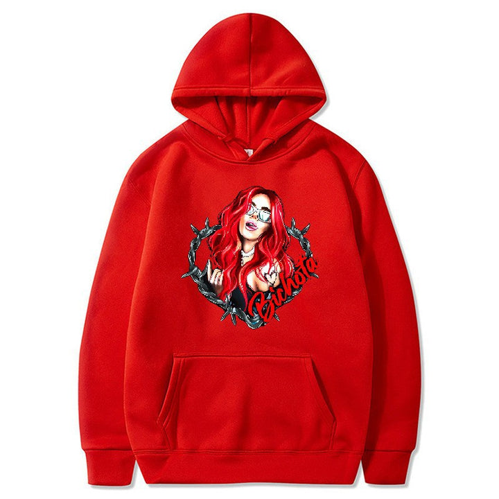 Women’s hoodie with artistic graphic print and cozy fit Chic & Stil
