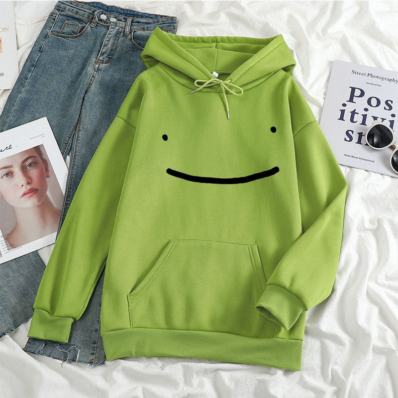 Women's hoodie with casual smiley design Chic & Stil