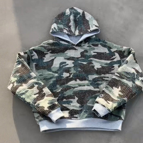 Hoodie pour femmes avec intérieur doublé camouflé Chic & Stil