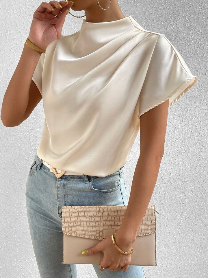 Ladies Satin Blouse Modique Lune London