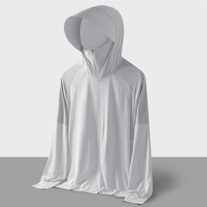 Ladies Breathable Sports Jacket with Hood and Zipper Lune London