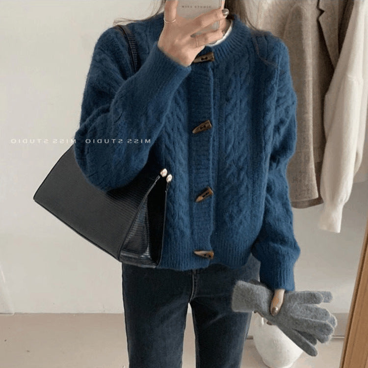 Ladies cozy knit cardigan Lune London